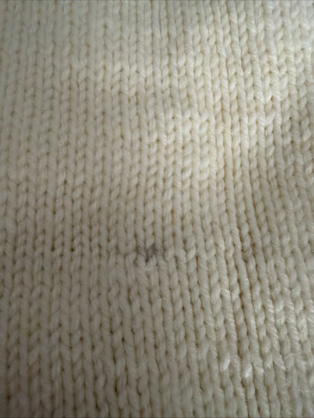 Cream Knit Hooded Baby Snuggler with Light Blue Accents